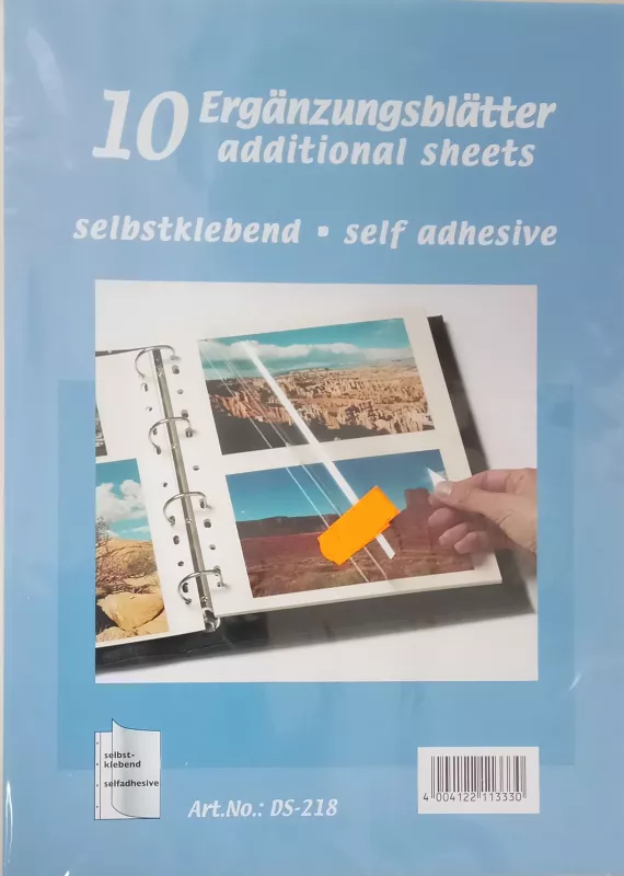 Náhradní samolepicí listy do fotoalba