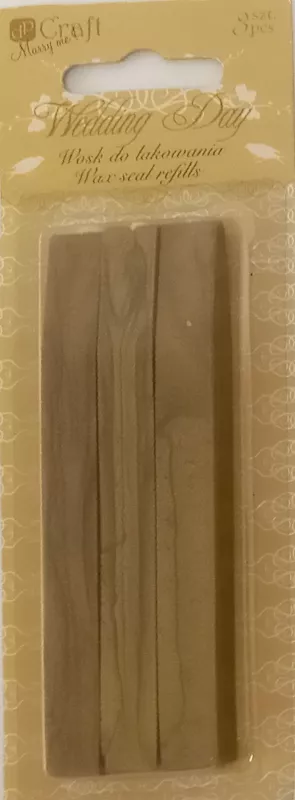 Pečetní vosk - zlatý Vyrobeno v Polsku