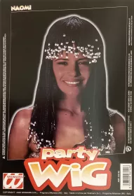 Paruka s copánky a korálky