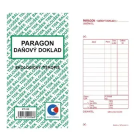 Paragon daňový doklad