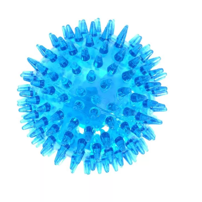 Balónek pro psy na hraní - 7,5 cm - modrý Vyrobeno ve Finsku