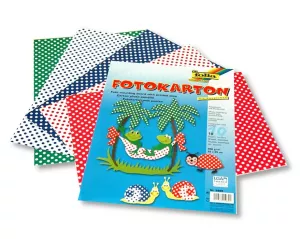 Folia Bringmann Fotokarton - puntíky 