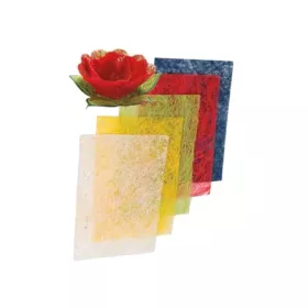 Sisalový papír bez třpytek Folia - Bringmann