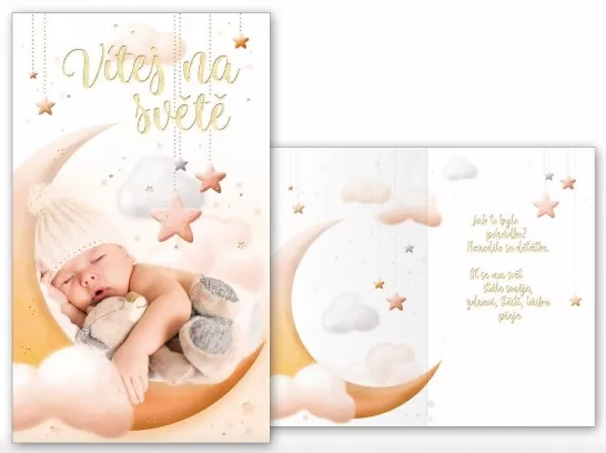 MFP Přání k narození miminka - Vítej na světě MFP paper s.r.o.