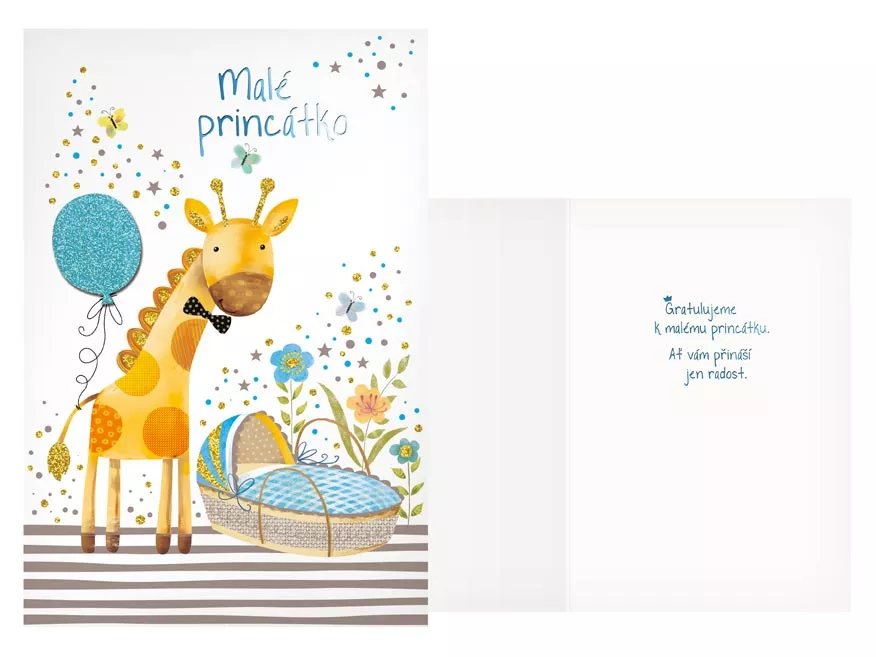 MFP Přání k narození miminka - Malé princátko MFP paper s.r.o.