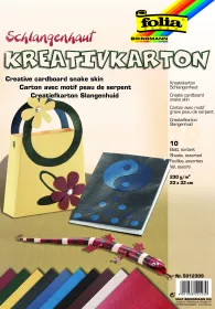 Kreativní karton - motiv hadí kůže 