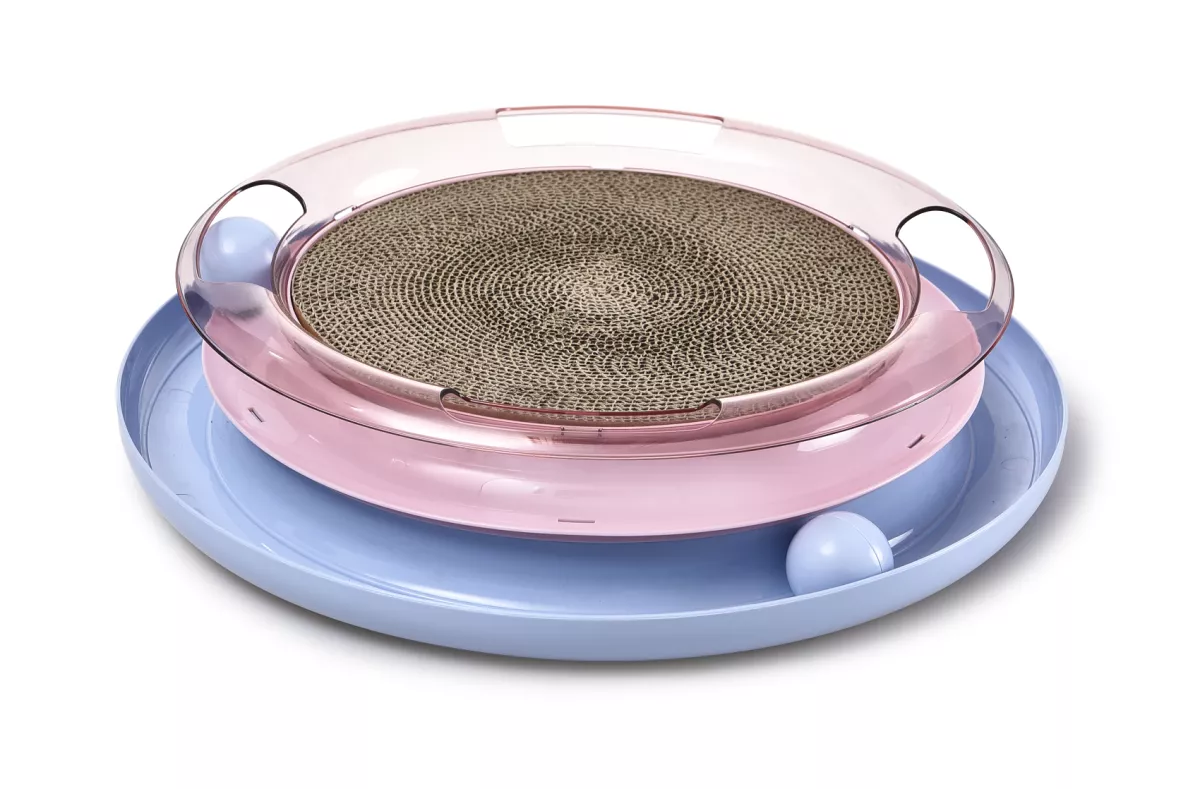 Odpočívadlo a hračka pro kočky 3 v 1