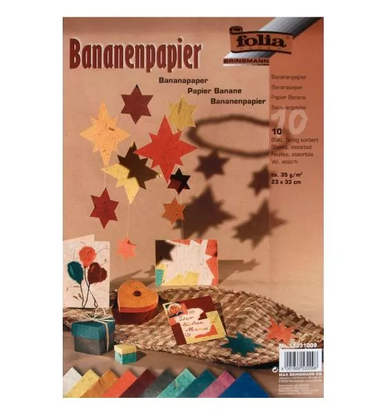 Banánový papír A 4 Folia - Bringmann