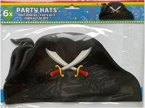 Party čepičky 6 ks Vyrobeno v Nizozemí
