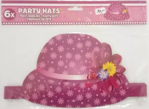 Party čepičky 6 ks Vyrobeno v Nizozemí