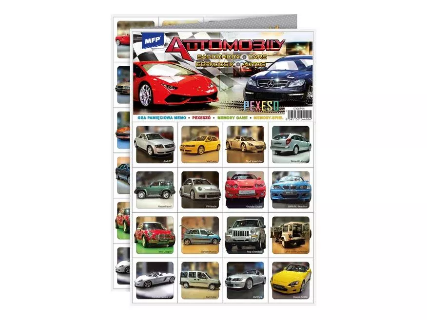 Pexeso - Automobily pro děti i dospělé MFP paper s.r.o.