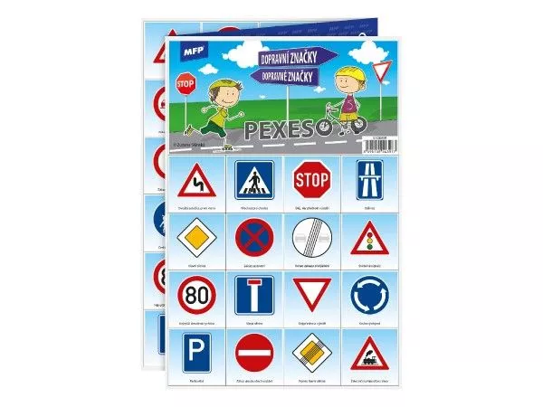 Pexeso - Dopravní značky pro děti i dospělé MFP paper s.r.o.