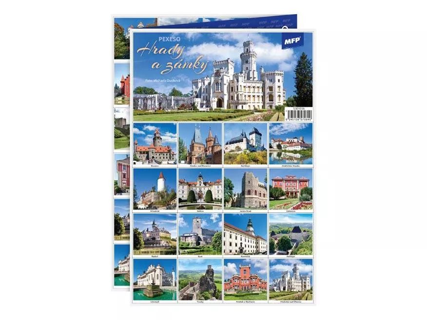 Pexeso - Hrady a zámky pro děti i dospělé MFP paper s.r.o.