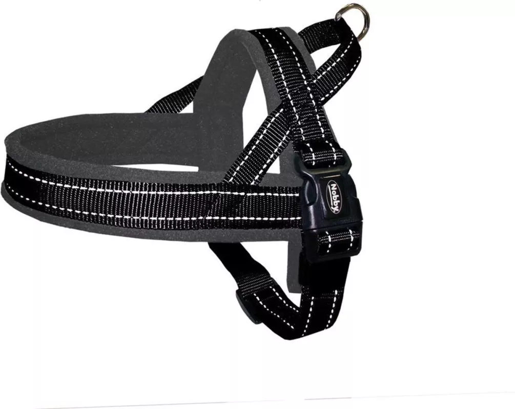 Nobby CLASSIC REFLECT SOFT norský postroj M/L černý