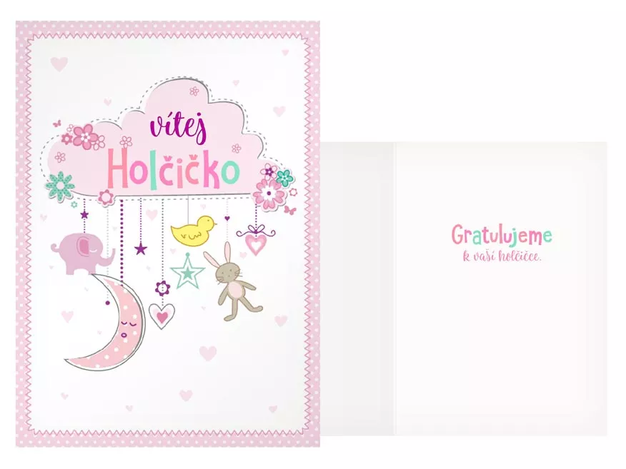 Přání k narození miminka MFP paper s.r.o.