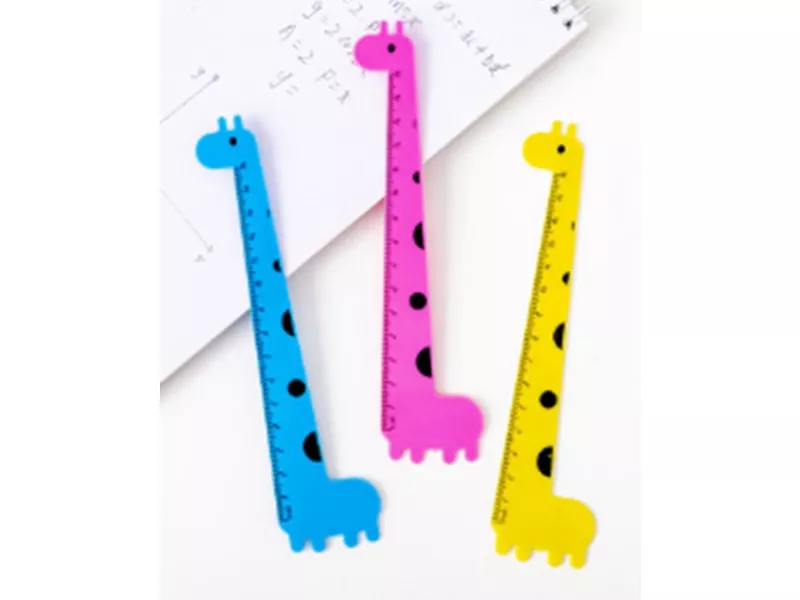 Pravítko PVC - žirafa Vyrobeno v Číně