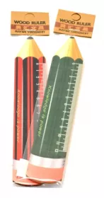 Pravítko dřevěné - tužka
