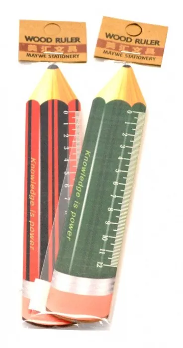 Pravítko dřevěné - tužka Vyrobeno v Číně