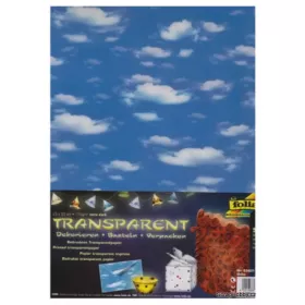 Transparentní papír - mraky