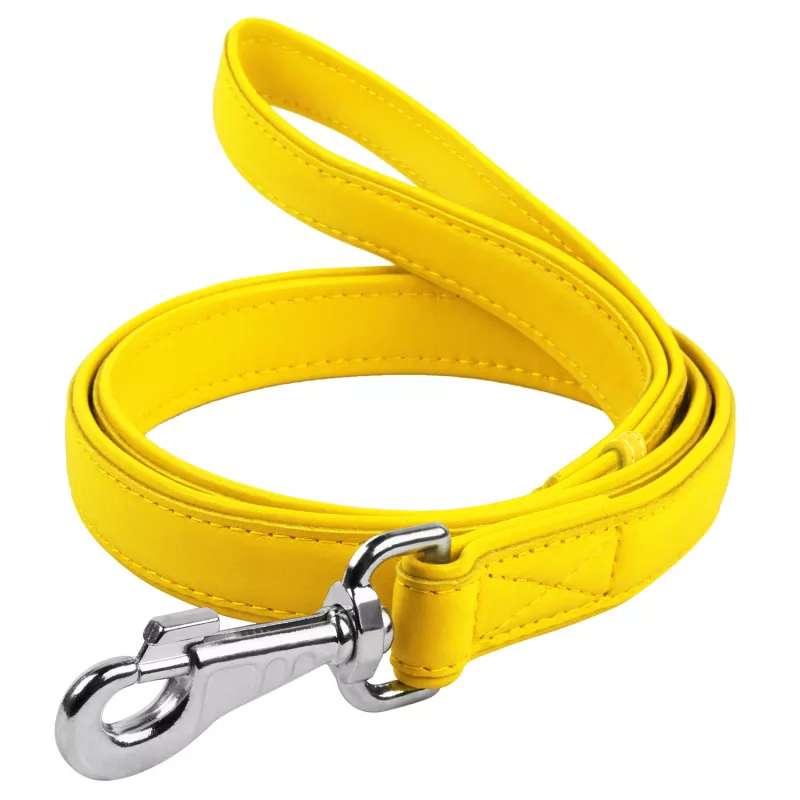 Kožené vodítko 122 cm Waudog Glamour