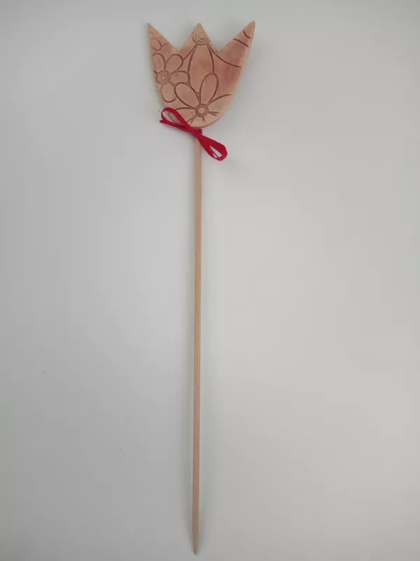 Keramický zápich tulipán - květy DANETA - chráněná dílna