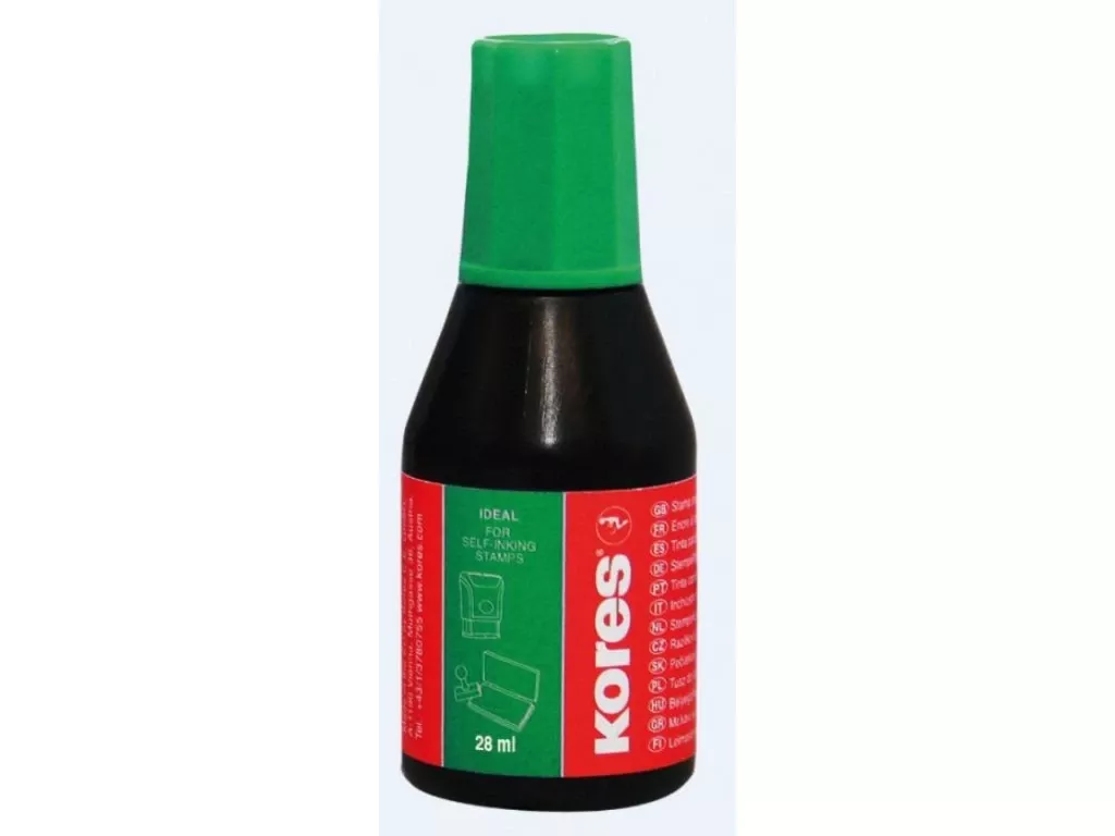 Kores Razítková barva zelená 28 ml