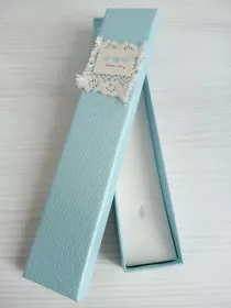 Dárková krabička s krajkou úzká Vyrobeno v Číně