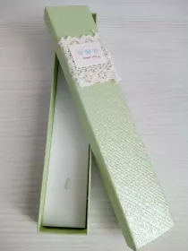 Dárková krabička s krajkou úzká Vyrobeno v Číně