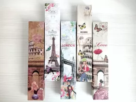 Dárková krabička úzká motiv móda