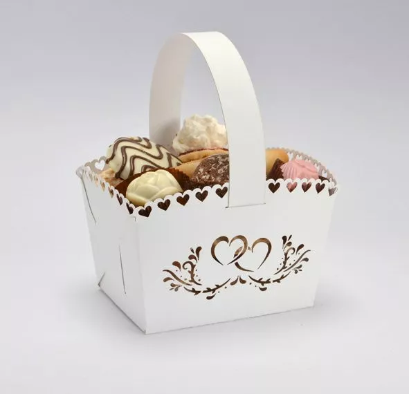 Košíček na cukroví výřez srdce velký Optys s.r.o.
