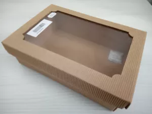 Dárková krabička z vlnité lepenky