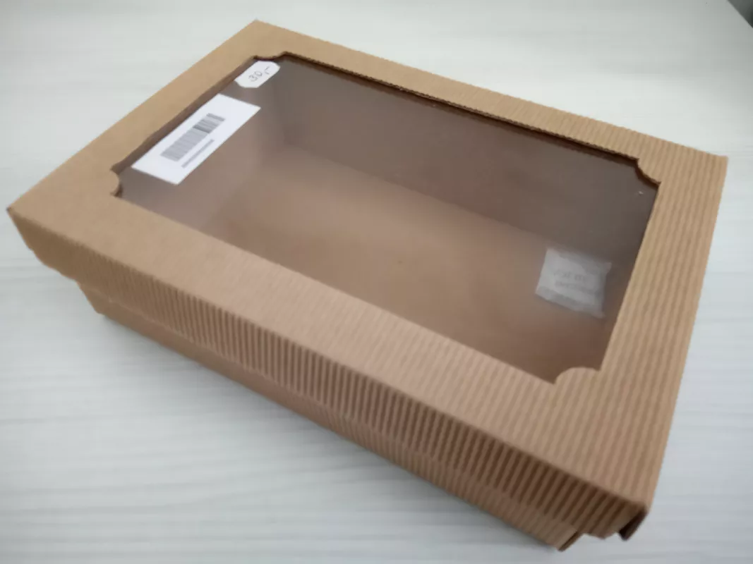 Dárková krabička z vlnité lepenky