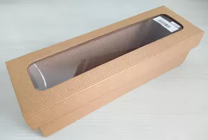 Dárková krabička z vlnité lepenky - dlouhá