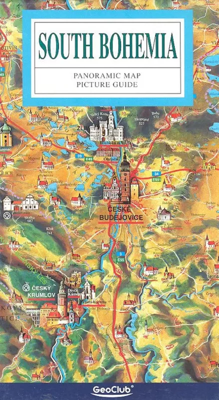 Jižní Čechy / panoramatická mapa Nakladatelství ATP