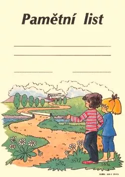 Pamětní list na ukončení školní docházky ALBRA s.r.o.