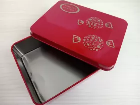 Krabička plechová - Forever romantic Vyrobeno v Číně