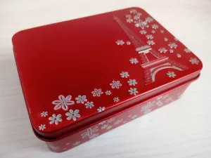 Krabička plechová - Eiffelova věž