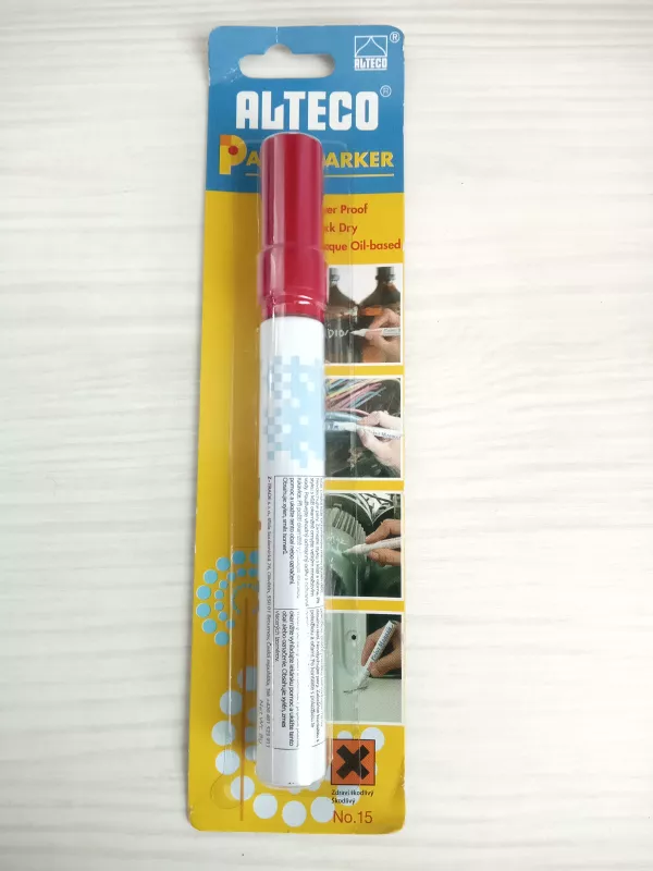 ALTECO Paint Marker popisovač - červený ALTECO CHEMICAL PTE LTD