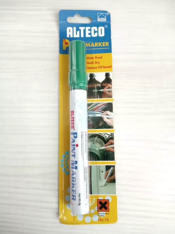 ALTECO Paint Marker popisovač - zelený ALTECO CHEMICAL PTE LTD