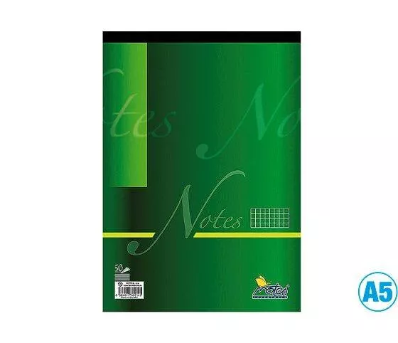 Blok lepený A5 čtvereček NOTES, a.s.