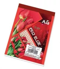 Blok lepený A6 linka Papírny Brno