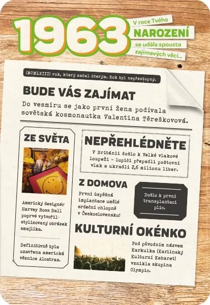 RETRO přání - 1963 ALBI