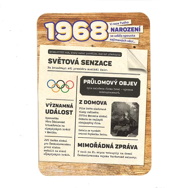 RETRO přání - 1968 ALBI