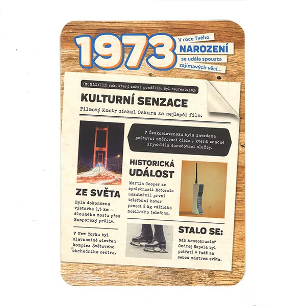 RETRO přání - 1973 ALBI