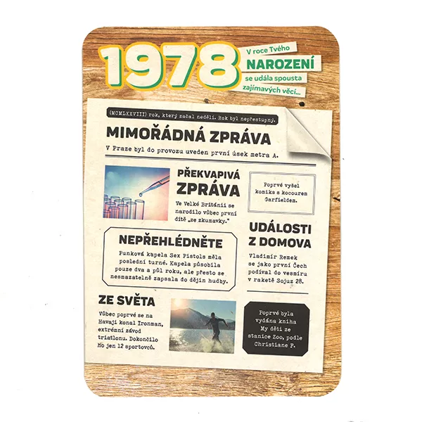 RETRO přání - 1978 ALBI