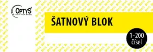 Šatnový blok 200 listů Optys Šatnový blok 200 listů Optys