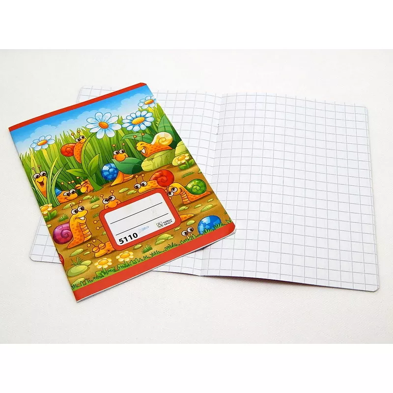 Školní sešit 5110 - čtvereček - Hlemýždi