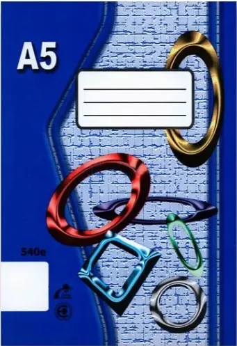 Školní sešit 540e Papírny Brno