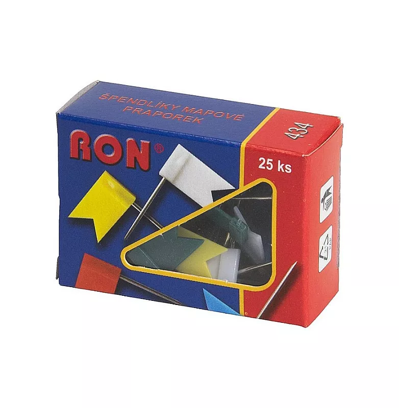 RON špendlíky praporek