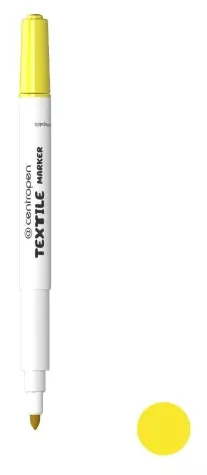 Značkovač na textil 2739 - žlutý Centropen